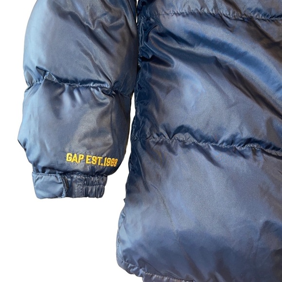 GAP Navy Warmest Down Puffer Jacket | Size 10 | EUC - Picture 5 of 6